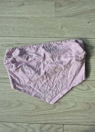 Асимметричный топ bershka лен/вискоза