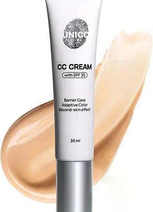 Cc-крем адаптивный тонирующий unico cc-cream with spf 35, 30 мл (4820276370463)