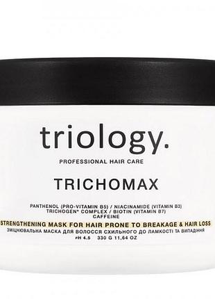 Укрепляющая маска для волос склонных к ломкости и выпадению triology trichomax 330 мл (4823109705319)