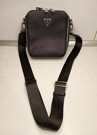 Чоловіча сумка через плече guess torino crossbody мужская сумка мессенджер через плечо