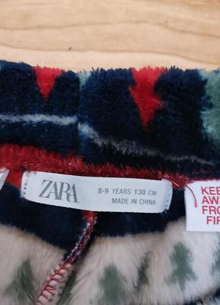 Тёплая пижама zara 8-9лет. 6