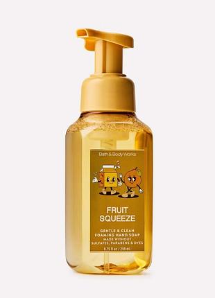 Мило пінка для рук fruit squeeze від bath and body works