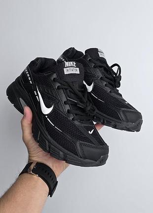 Кожаные кроссовки nike initiator | gore-tex • black white •