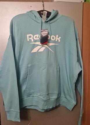 Худі жіноче reebok оверсайз блакитне