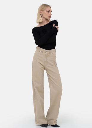 Джинси match denim "baggy beige jeans" бежеві