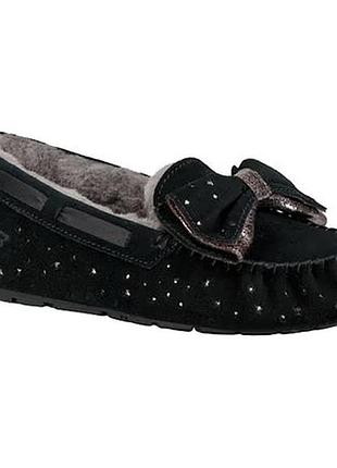 Ugg dacota женские меховые мокасины лоферы тапочки
