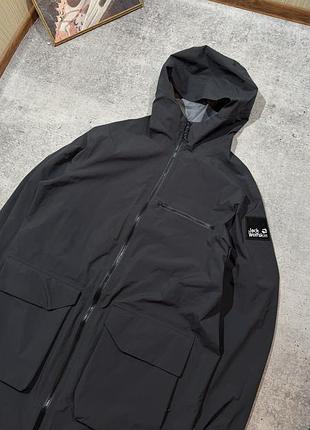 Куртка чоловіча jack wolfskin чорна 2