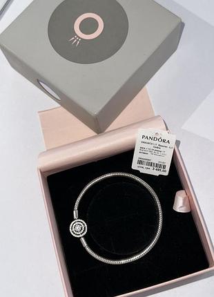 Браслет pandora original срібло 925 | 17 розмір