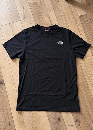 Чоловіча футболка the north face чорна бавовняна розмір m