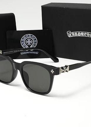 Имиджевые очки chrome hearts / хром хартс черные тренд pinterest y2k