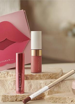 Набір декоративної косметики rituals для макіяжу губ та обличчя