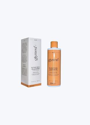 Glymed plus лікувальне гелеве очищення з бензоїл пероксидом clear skin cleanser with benzoyl peroxide 236 ml
