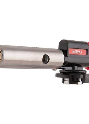 Горелка газовая с пьезоподжигом 1450w 106г/ч nowax (nx12380)
