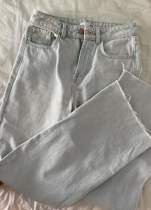 Джинси жіночі sinsay wide leg блакитні