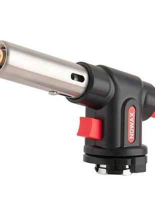 Горелка газовая с пьезоподжигом 1300w 95г/ч nowax с керамической защитой (nx12350)