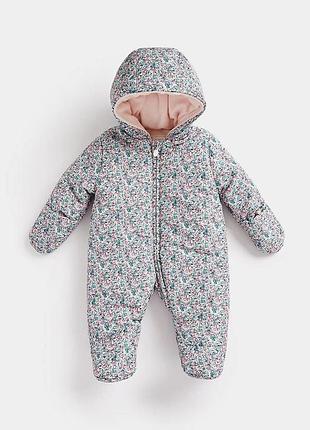 Зимній комбенізон комбез дитячий для дівчинки  next h&m mothercare