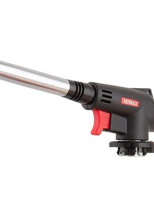Пальник газовий з п'єзопідпалом 1300w 95 г/год nowax (nx12330)
