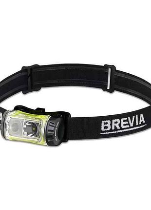 Налобний ліхтар brevia 255 люмен 6500k ip64 ik07 3 режими flash червоне світло (14255frax1)