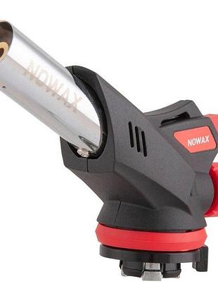 Горелка газовая с пьезоподжигом 1300w 95г/ч nowax (nx12390)