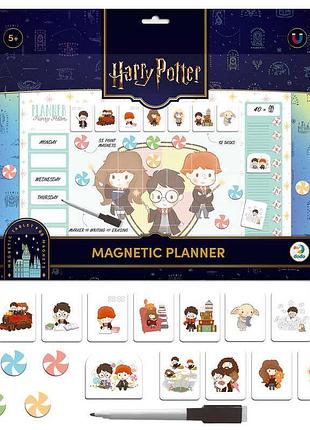 Магнітний планер з маркером «harry potter» 200793 (30) "dodo", магнітна дошка, 12 магнітів-завдань, 55 магнітів-балів, маркер,в