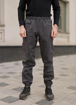 Брюки мужские soft shell "basic" intruder серые
