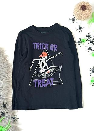 Кофта, реглан, лонгслів зі скелетом на halloween primark 7-8 років