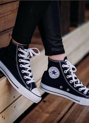 Кеди, хайтопи жіночі від converse all star оригінал.  розмір по бірці 39.