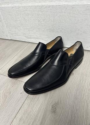 Лоферы мокасины cesare paciotti натуральная кожа 6.5/41 made in italy