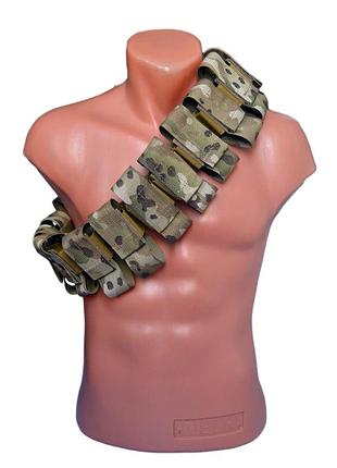 Бандольера r-kit 40мм вог на 12 выстрелов для gp-25 и м203 multicam