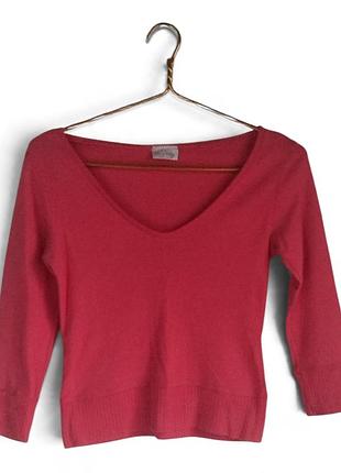 Кофта miss selfridge малинова v-виріз 36
