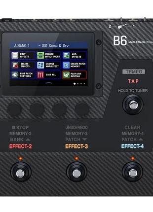 Мультиэффект-процессор для бас-гитары zoom b6 black