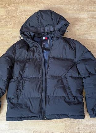 Пуховик tommy hilfiger оригінал (розмір xl) чоловіча зимова куртка