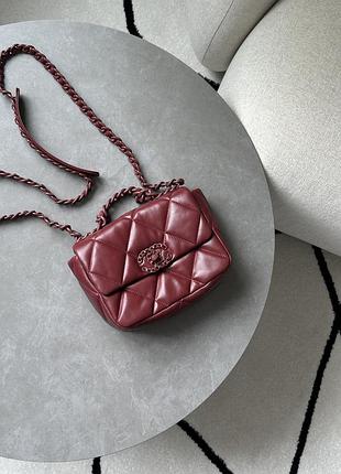 Сумка 19 handbag burgundy