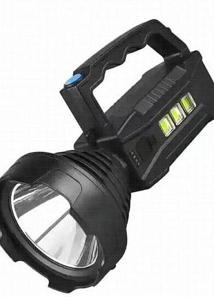 8809t портативний led-ліхтарик з cob-панеллю, сонячною зарядкою та верхньою ручкою