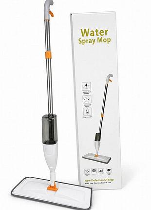Швабра-распылитель spray mop1 для влажной уборки с поворотной головкой 360° и микрофибровой насадкой