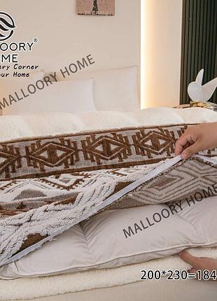 Плед malloory home трансформер на екоовчині 200x230 8