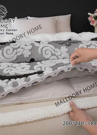 Плед malloory home трансформер на екоовчині 200x230 9