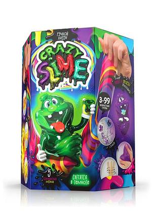 Безопасный осветляющий набор для провода исследуйов "crazy slime" укр (8) slm-01-01u