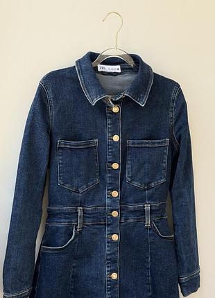 Джинсова сукня денім denim zara