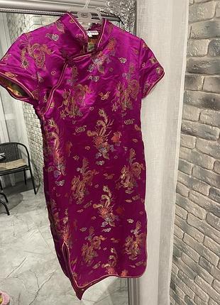 Сукня в азійському стилі , 30% silk