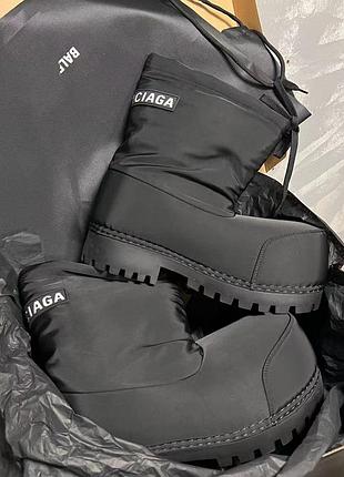Чоботи balenciaga ski boots alaska чорні