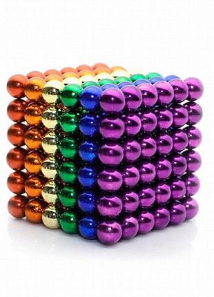 Neocube rainbow магнитный шариковый пазл, 216 шт, 3 мм ndfeb