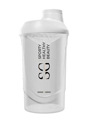 Шейкер для протеина и спортивного питания с крышкой на резьбе sport generation shaker 600 мл