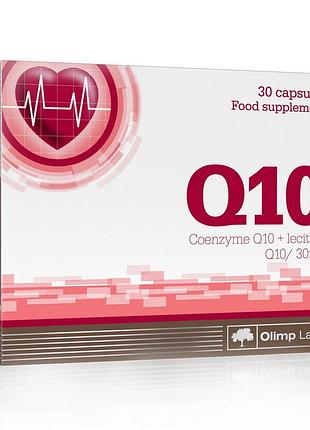 Коензим q10 30 мг з лецитином для жінок і чоловіків olimp coenzyme q10 30 капсул
