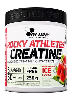 Креатин моногидрат микронизированный с магнием и b6 для набора массы olimp rocky athletes creatine 250 г