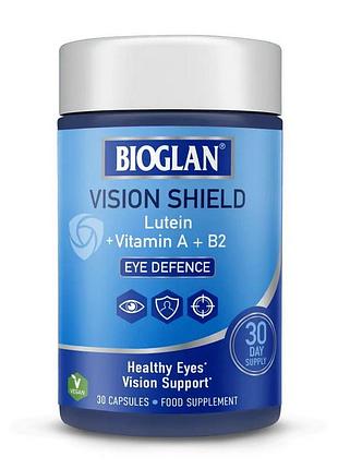 Витамины для глаз с лютеином, витамином a и цинком bioglan vision shield 30 капсул