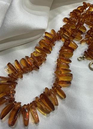 🍯✨ янтарное сияние ожерелье европейский винтаж mid-century балтийский янтарь vintage amber fringe necklace boho chic ✨🍯