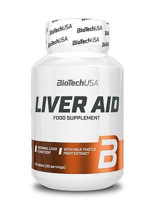 Комплекс для печінки з розторопшею і холіном biotech liver aid 60 таблеток