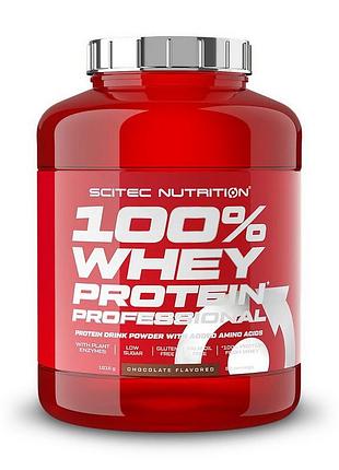 Сывороточный протеин для роста мышц и похудения scitec nutrition 100% whey protein professional 1,8 кг банан