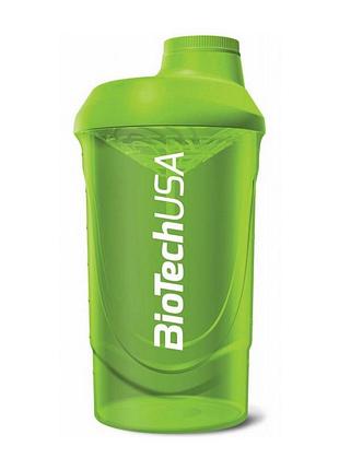 Шейкер для протеина и спортивного питания с сеткой biotech shaker wave 600 мл